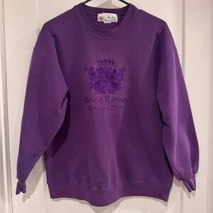 Vintage purple Boca Raton Resort and club crewneck